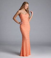 Amara Corset Mermaid Sequin Formal Dress