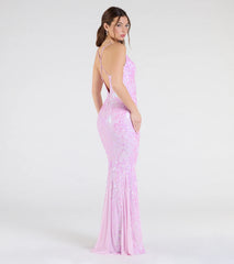 Luna Strappy Back Mermaid Sequin Formal Dress