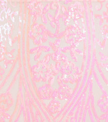 Rosie Lace-Up Slit Mermaid Sequin Formal Dress