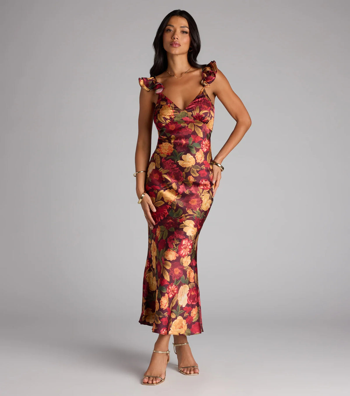 Love in Full Bloom Floral Maxi Dress