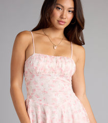 Dreamy Romance Floral Lace Skater Dress