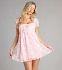 Laced in Whimsy Babydoll Mini Dress