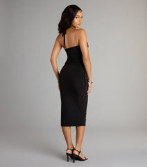 RSVP Ready Halter Midi Dress