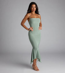 Stunning Silhouette Bodycon Midi Dress