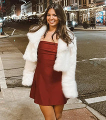 So Your Vibe Strapless A-line Mini Dress