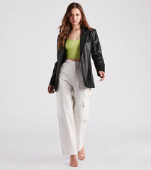 Girl Next Door Vibes Cropped Tank