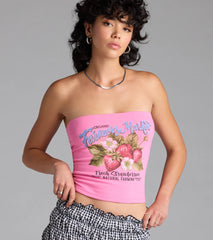 Farmer's Market Graphic Tube Top