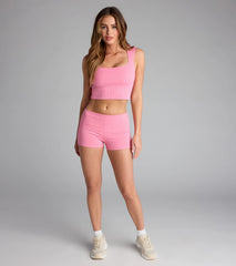 Elevated Era Ribbed Knit Cropped Tank Top