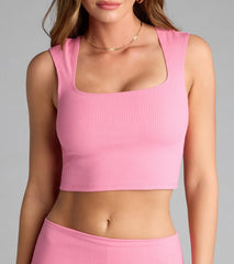 Elevated Era Ribbed Knit Cropped Tank Top