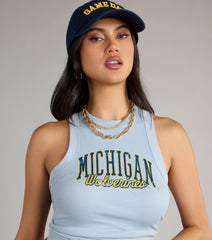 Michigan Wolverinesâ„?Winner Ribbed Tank Top