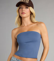 Serve Looks Crop Tube Top