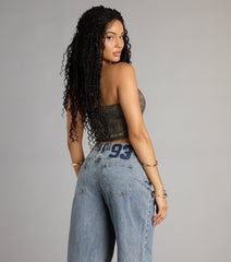 Boldy Untamed Buckle Crop Top