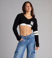 Varsity Vibes Sweater Topper