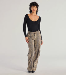 Elevated Essential Ribbed Knit Long Sleeve Bodysuit