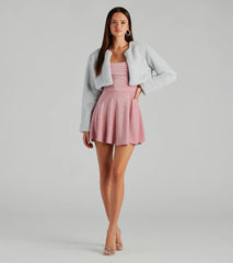 Essential Faux Fur Bolero Jacket