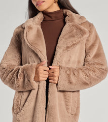 Luxe Layer Faux Fur Trench Coat