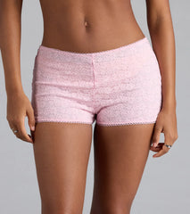 Flirty And Fab Lace Hot Shorts