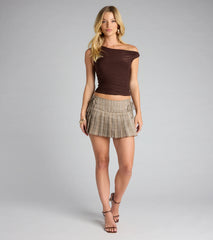 Prep School Crush Plaid Mini Skort
