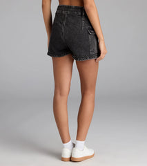 Trending Moment High-Rise Wrap Denim Skort