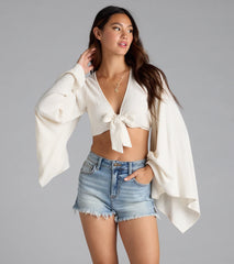 New Addiction Mid-Rise Fray Denim Shorts