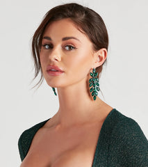 Elegant Stunner Marquise Gemstone Earrings