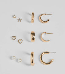 Perfect Mix Six-Pack Earrings Set