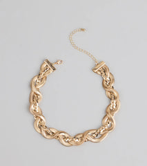 Always A Stunner Chunky Chain Necklace