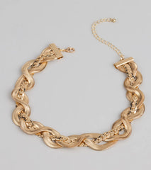 Always A Stunner Chunky Chain Necklace