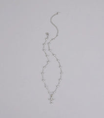 Bless Up Beaded Cross Necklace