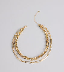 Links for Days Layered Chain Necklace