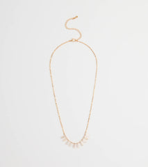 Instant Elevation Cubic Zirconia Charm Necklace