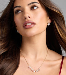 Instant Elevation Cubic Zirconia Charm Necklace