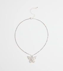 Fly Season Butterfly Necklace
