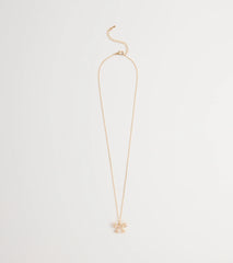 Cutest Glam Cubic Zirconia Bow Necklace