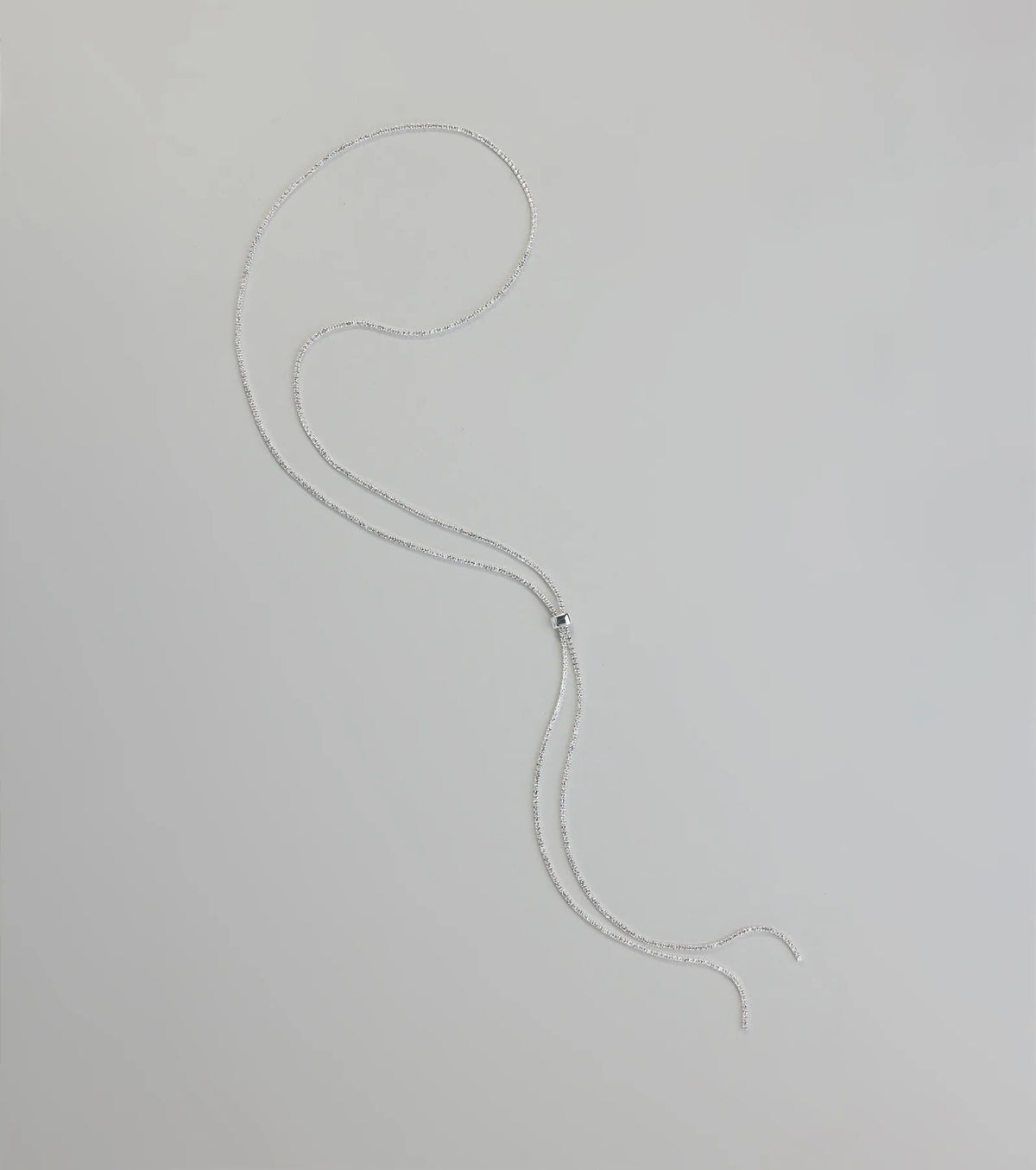 Elegant Rhinestone Long Necklace