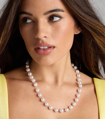 Always Classy Faux Pearl Necklace