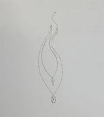 Showcase Faith Pendant Layered Necklace
