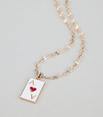 Ace Your Look Heart Pendant Necklace