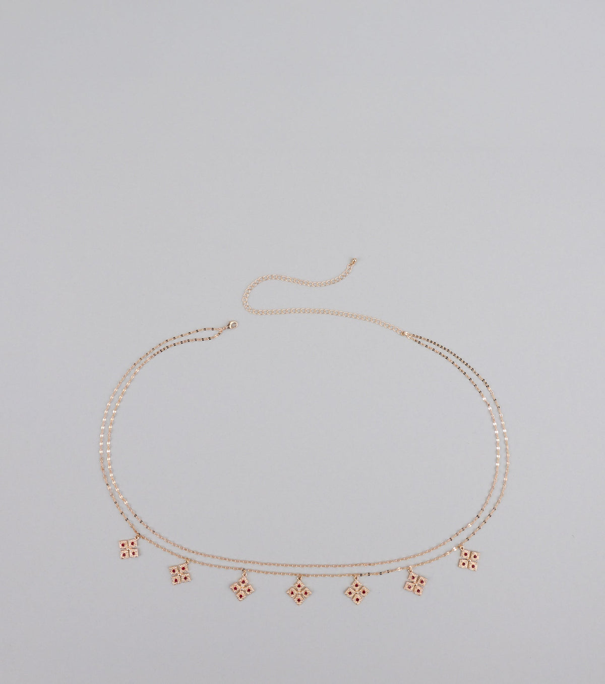 Glimmer Game Strong Layered Belly Chain