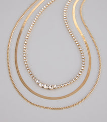 Keep It Sparkling Layered Necklace Set