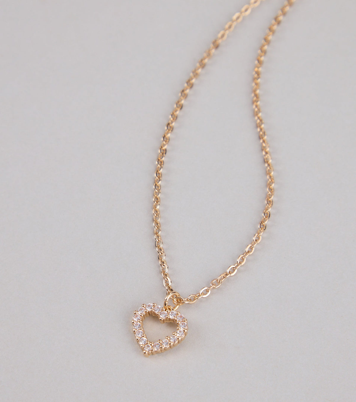 Heart For Sparkle Cubic Zirconia Necklace