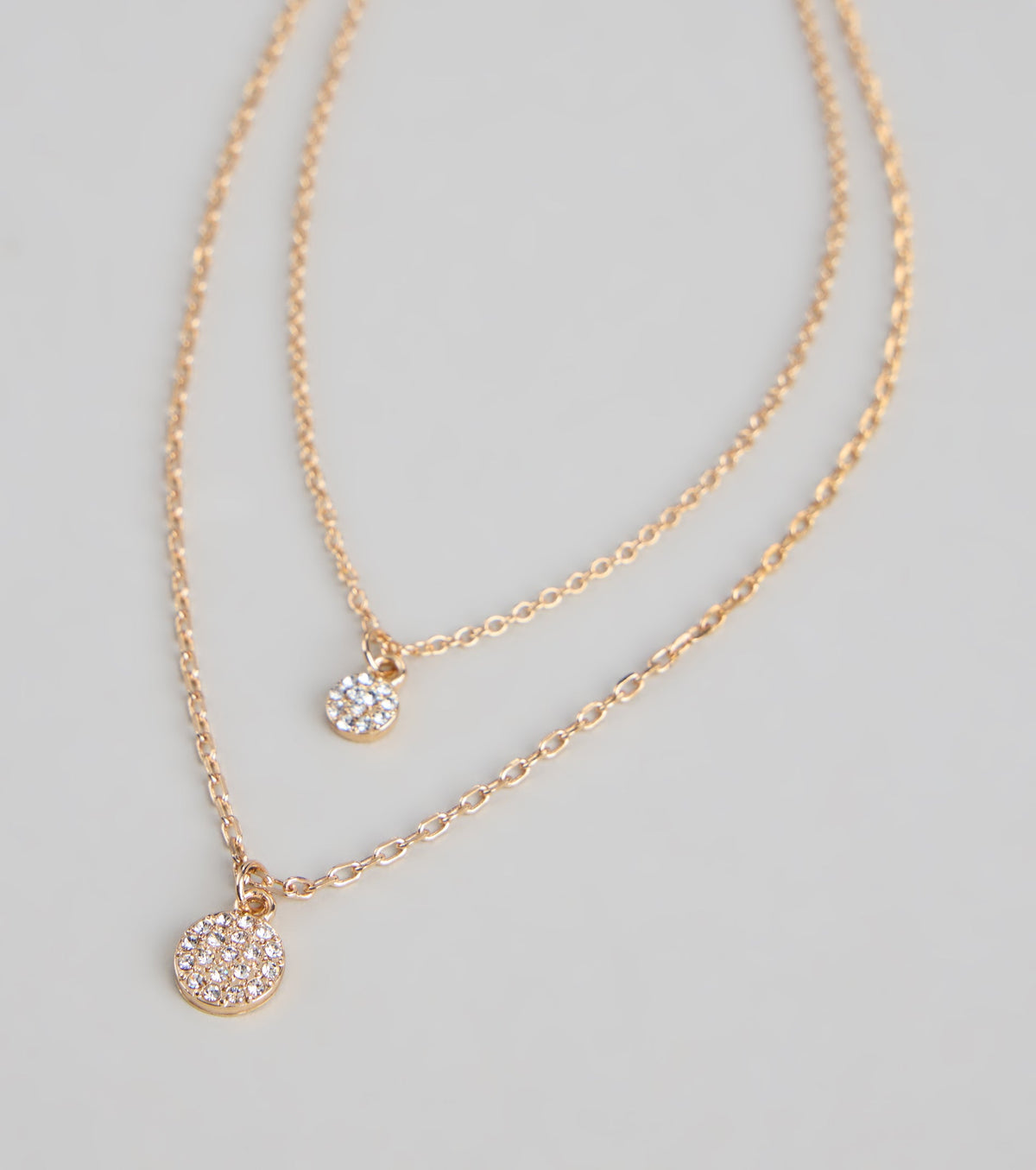 Double The Sparkle Layered Necklace