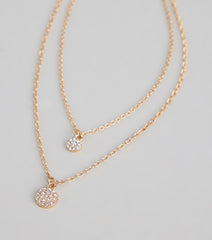 Double The Sparkle Layered Necklace