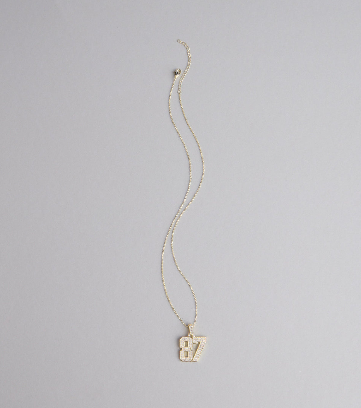 Shine On Rhinestone 87 Chain Necklace