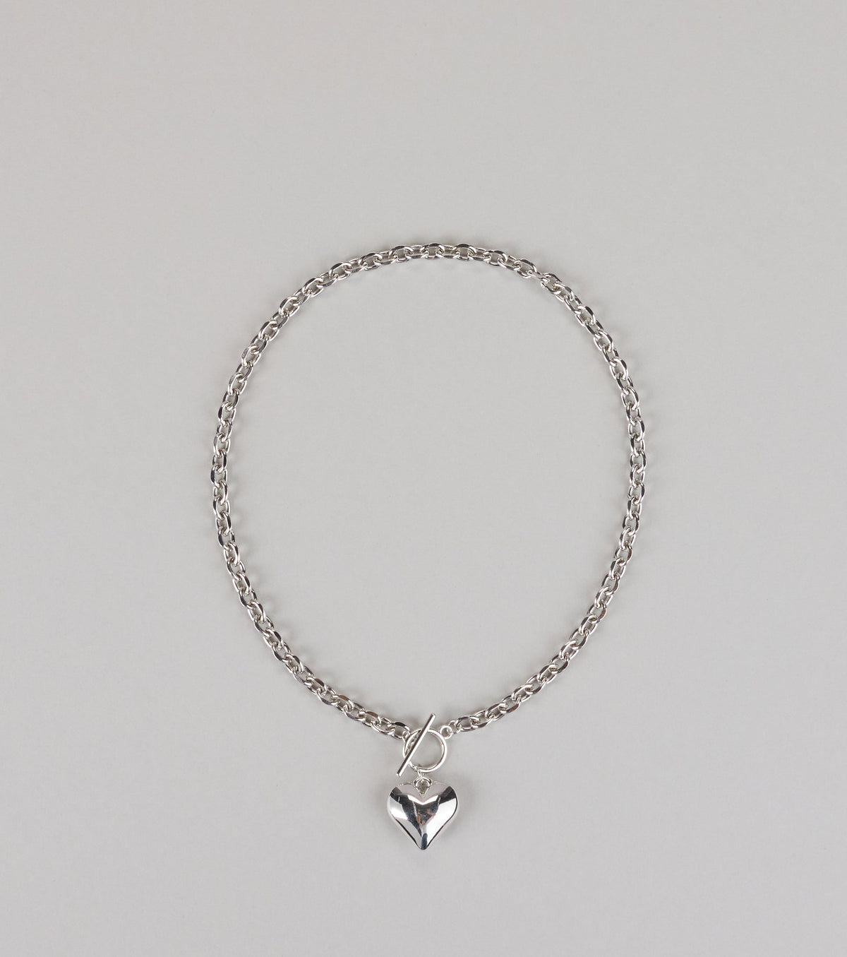 Love On Lock Heart Chain Necklace