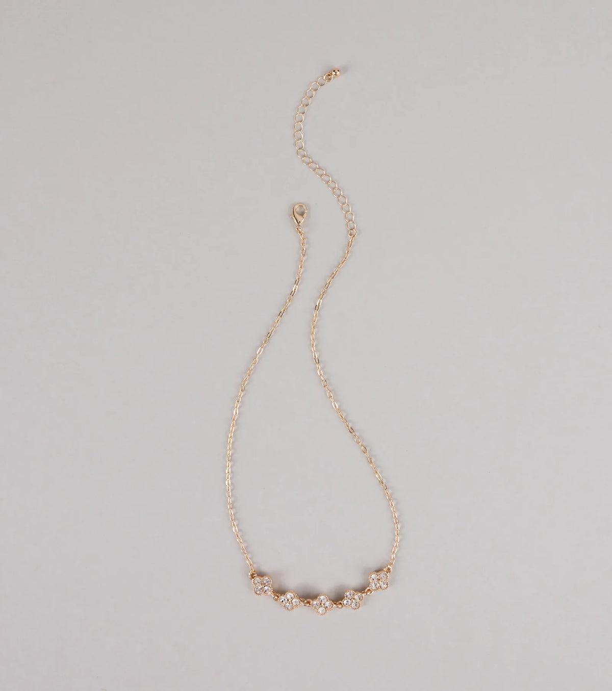 Lucky Girl Energy Clover Charm Necklace