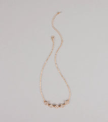 Lucky Girl Energy Clover Charm Necklace