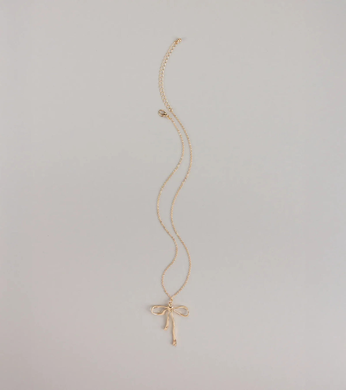 Put a Bow on It Chain Necklace