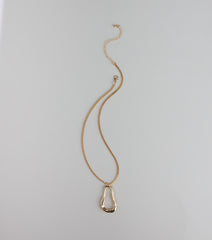 Molten Glow Pendant Necklace