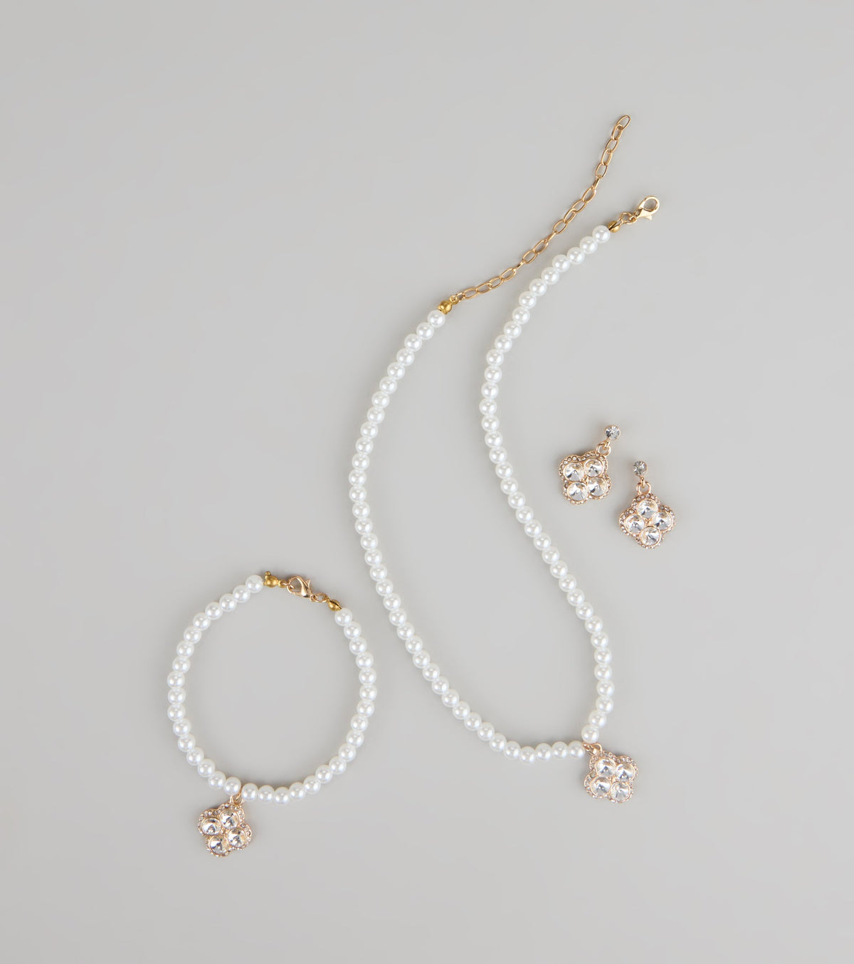Pearl Princess Charm Jewelry Set